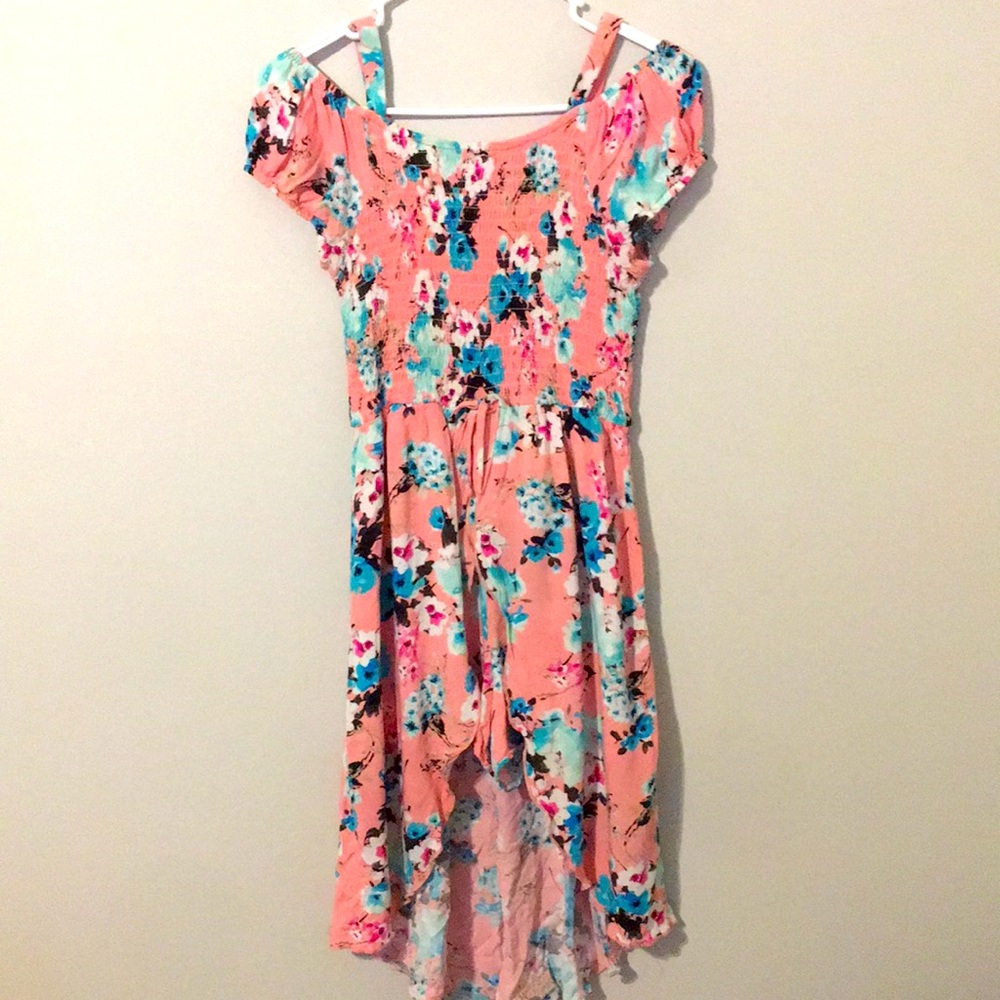 Dress with draping skirt and shorts underneath Size 18